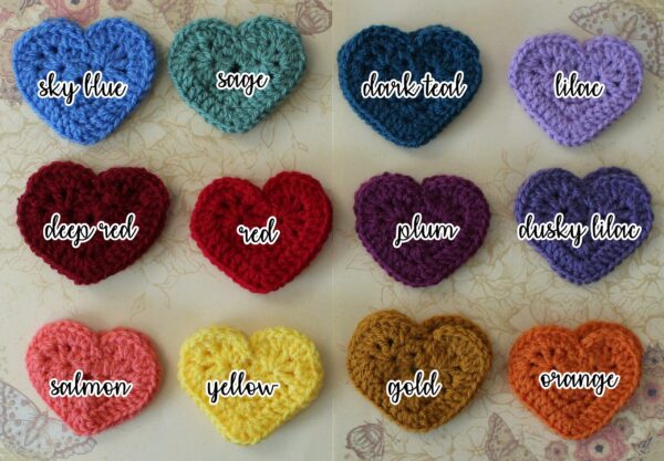 The perfect handcrafted stocking filler gift for any bookworm - a beautiful crocheted heart corner bookmark.